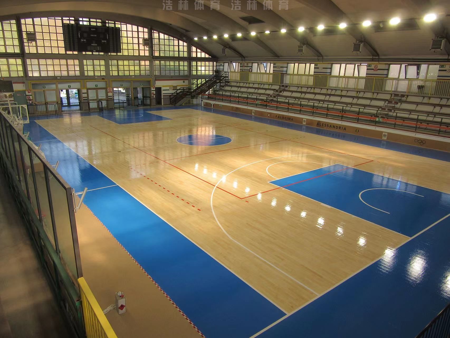 篮球馆运动木地板维护及保养,浩林体育(图1)
